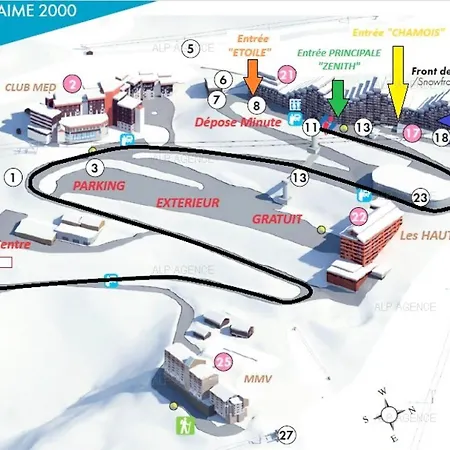 Aime 2000 - 3/4 Pers - Aime 2000 - Plagne Aime 2000 - C03a2 Mae-0944