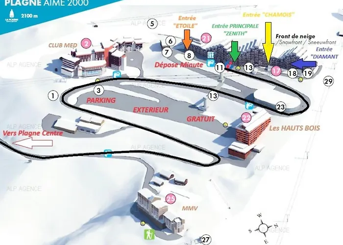 Aime 2000 - 3/4 Pers - Aime 2000 - Plagne Aime 2000 - C03a2 Mae-0944